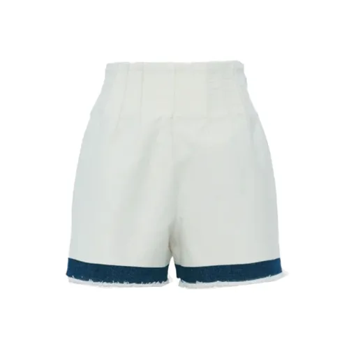 PRADA SS22 Джинсовые шорты Женские Белые