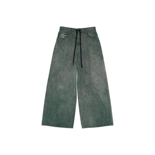 MM6 MAISON MARGIELA SS24 FW24 Джинсы Женские Зеленый