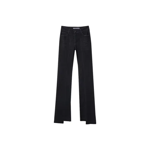 AMII Деним черный Женские Джинсы