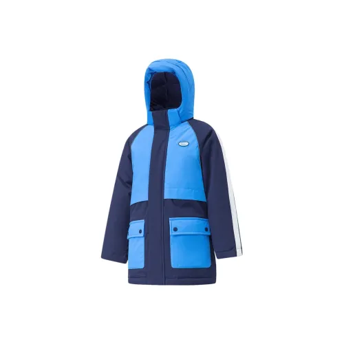 LINING YOUNG Пуховик Sports Life Collection Светлый Кобальтовый Синий Темный Корабельный Синий Детский