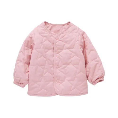 UNIQLO Куртки и Пальто Детский Пастельно-Розовый