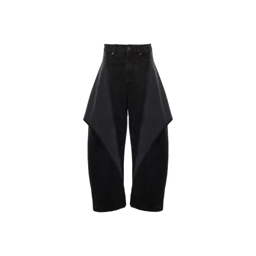 JW Anderson Женские Джинсы Черного Цвета