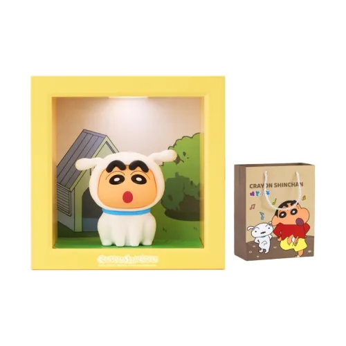 ROCK x Crayon Shinchan Платье Up Little Белый Чиби Фигурки