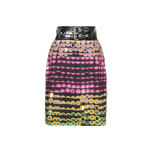 MOSCHINO Многоцветные Женские Повседневные Длинные Юбки