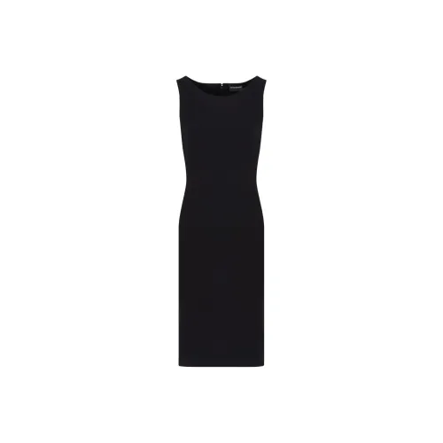 EMPORIO ARMANI Без рукавов Платье Женское Черное
