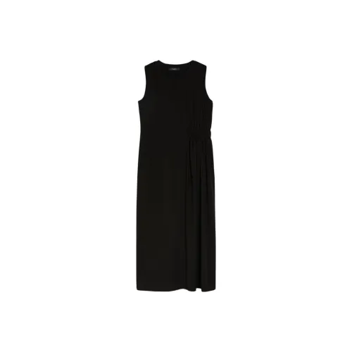 WEEKEND MaxMara Черные Женские Платья без рукавов