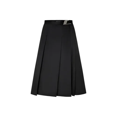 MO&CO Черные Женские Повседневные Длинные Юбки