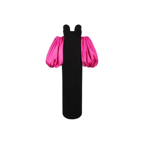 SOLACE LONDON FW24 Sleeveless Dress Women's Black Red SOLACE LONDON FW24 Без рукавов Платье Женское Черное Красное