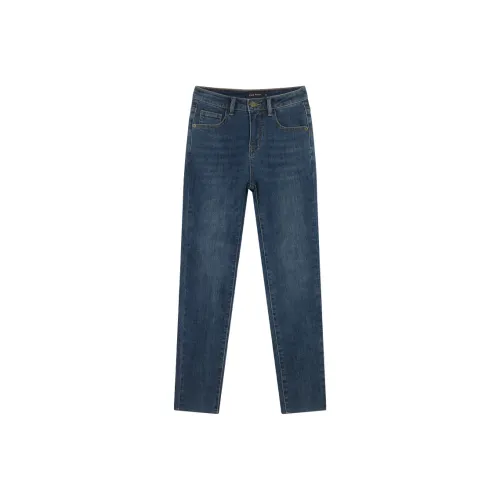 NINA RAISE Синие Женские Джинсы