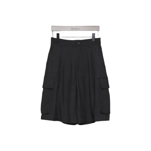 RAYSHOW Карго Шорты Мужские Черные