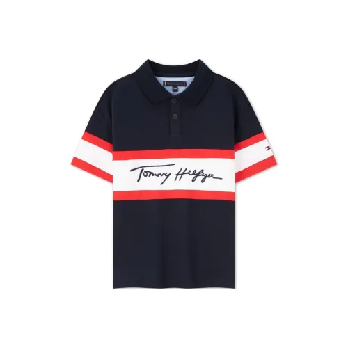 Tommy Hilfiger Черная 001 Kids T Рубашка