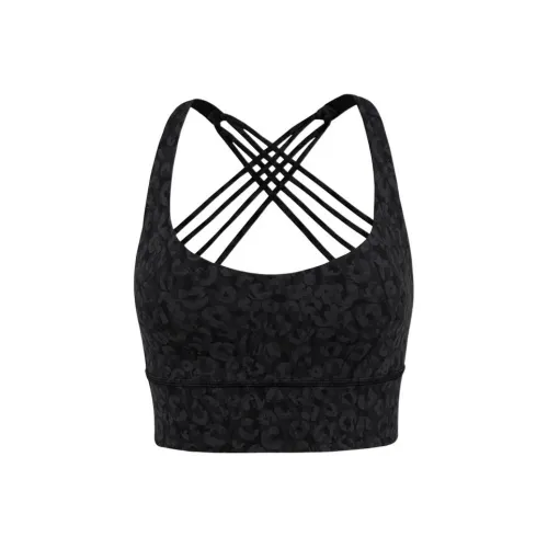 Lululemon Free to Be Черное Женское Спортивное Белье