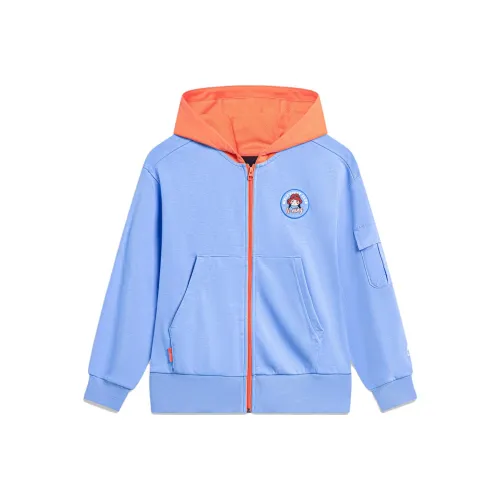 LINING YOUNG Свитшот Цветочный Бирюзовый Детский