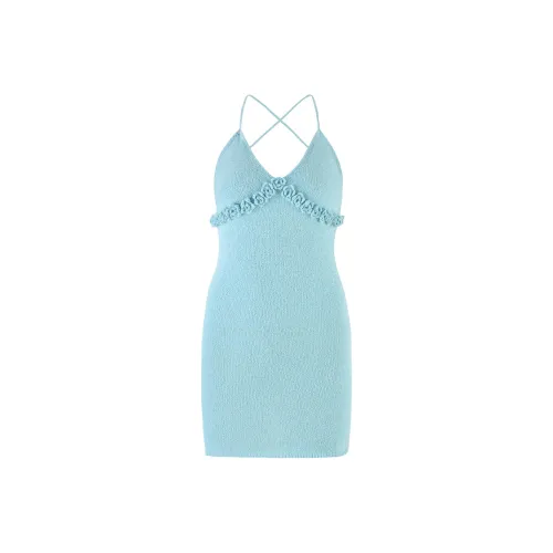 Tiger Mist LAVELLE Мини Платье Slip Платье Женское Синее