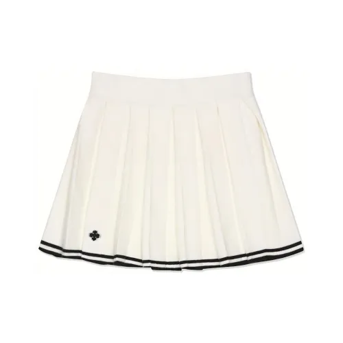 SMFK Повседневные короткие юбки женские Снежная гора белый