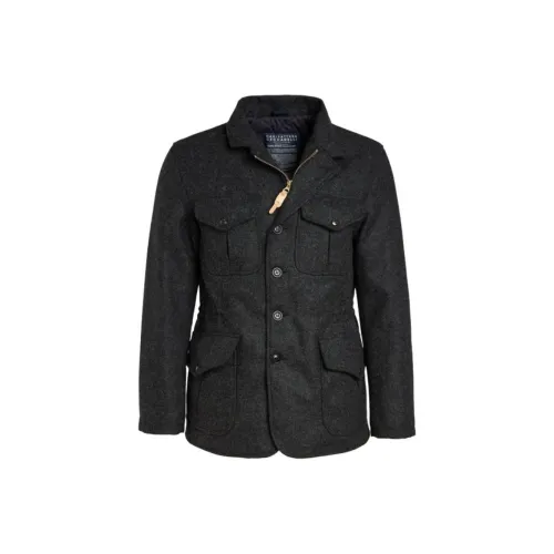 MANIFATTURA CECCARELLI Alligator Куртка Куртки Пальто Мужской Уголь