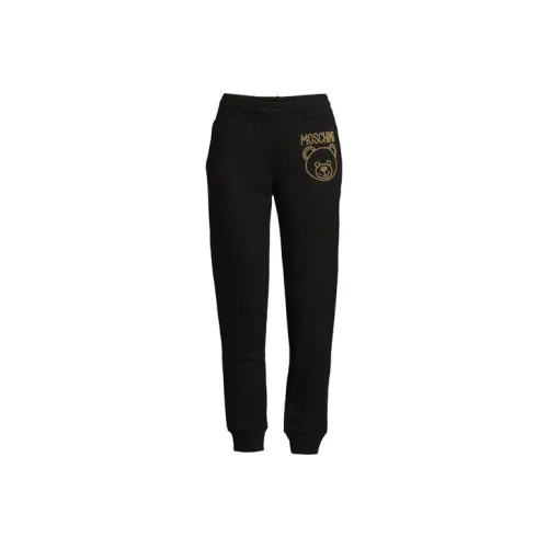 MOSCHINO Черные Женские Спортивные Брюки