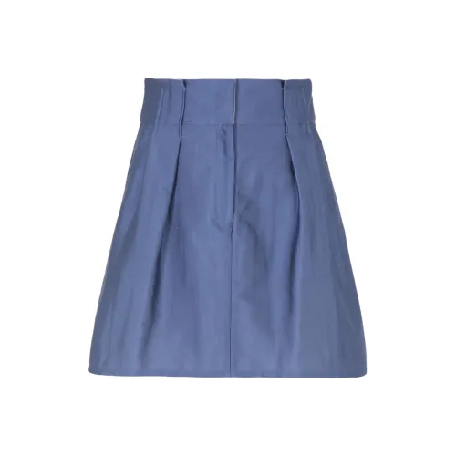 EMPORIO ARMANI Темно-синие Женские Повседневные Короткие Юбки