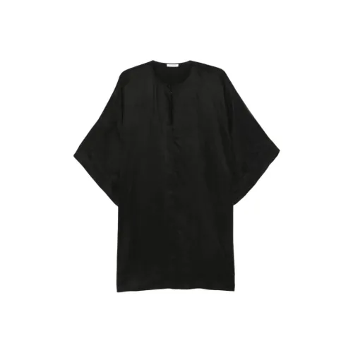 By Malene Birger Черное Женское Длинное Платье с Рукавами