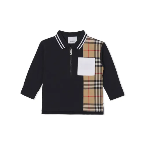 Burberry Поло SS22 Черный Детский
