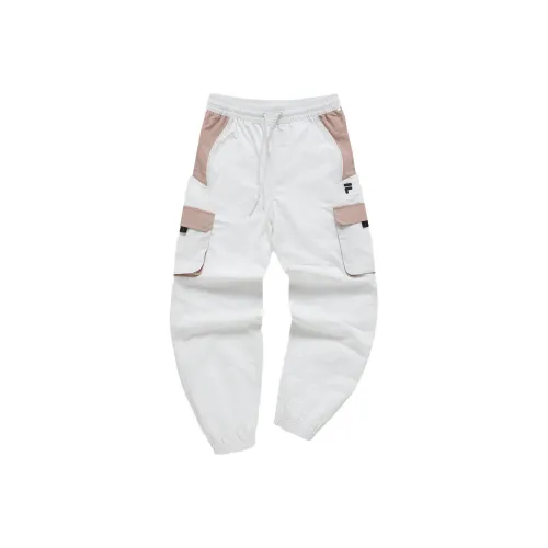 FILA FUSION URBAN TECH Белые Женские Спортивные Брюки