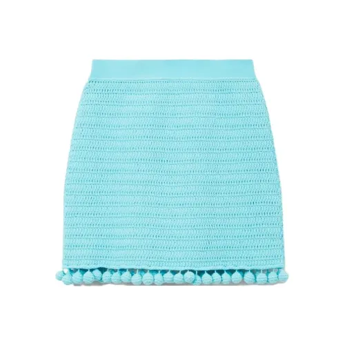 Burberry SS23 Повседневные короткие юбки Женские Синие