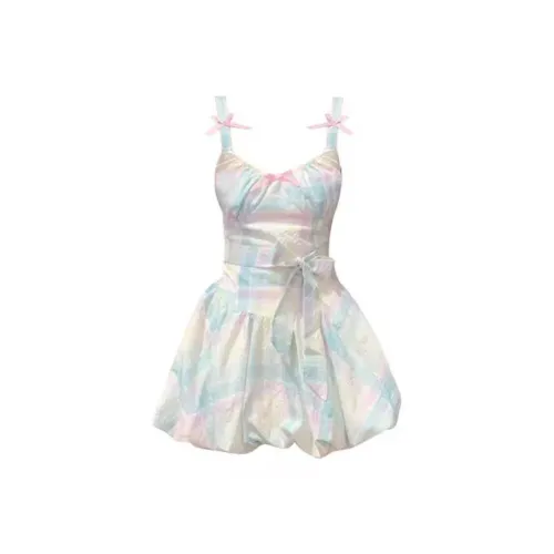 PLAY BUSH Юбка Платье Женское Многоцветное