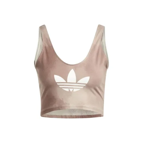 Adidas Originals Tie Dye Цвет Fade BRA TOP Спортивные жилеты Женские Золотой