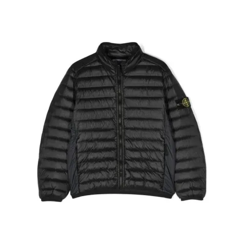 Stone Island Черные Kids Пуховики