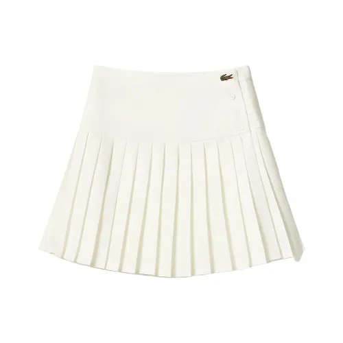 LACOSTE Collaboration Повседневные короткие юбки Женские Белые