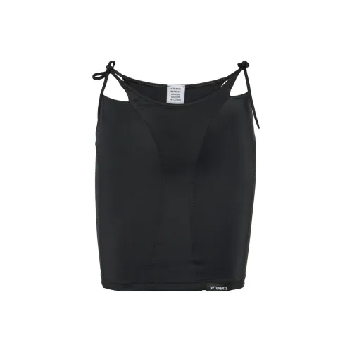 Vetements Черная Женская Повседневная Короткая Юбка