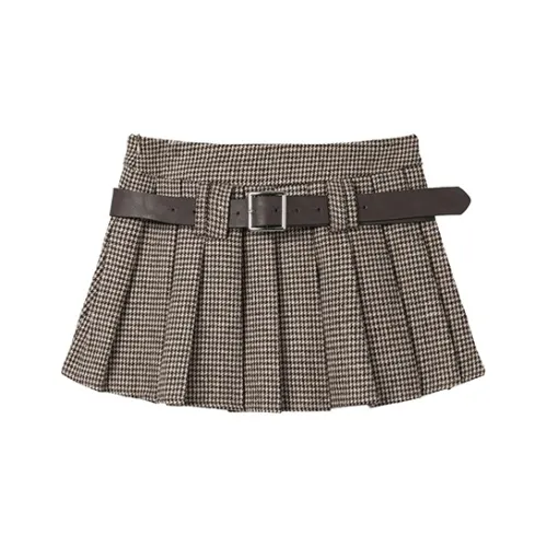 AHDO Повседневные короткие юбки женские хаки