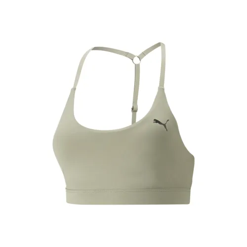 PUMA STUDIO ULTRABARE Страпы Бюстгальтер Спортивное белье Женское Зеленый