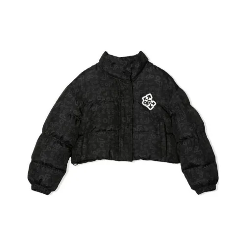 Off Белый Куртки и Пальто Свободный крой Детский Черный