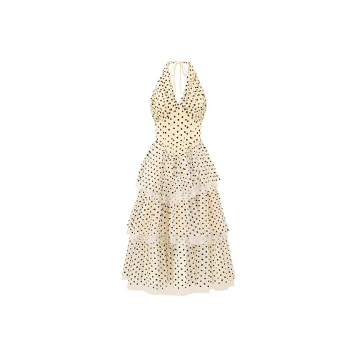 BEAR UNION Без рукавов Платье Женское Абрикосовое