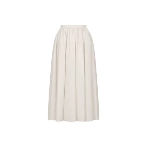 DIOR FW23 Юбка A-силуэта Mid Длина Повседневная Длинная Юбка Женская Абрикосовая