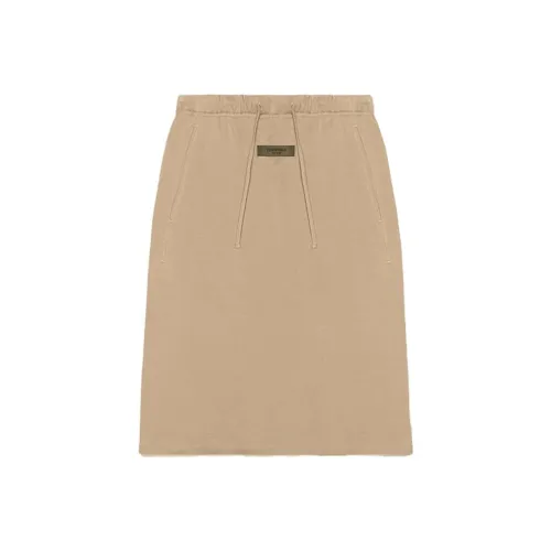 Fear of God Essentials SS23 Песочно-белый Женские Повседневные Длинные Юбки