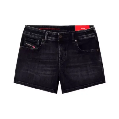 DIESEL Серые Женские Джинсовые Шорты