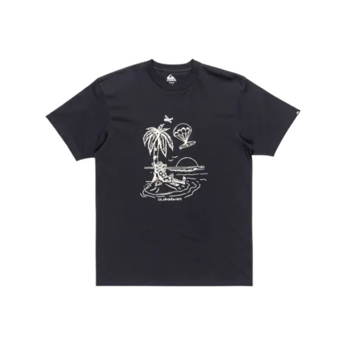 Quiksilver Черные Мужские T-Рубашки