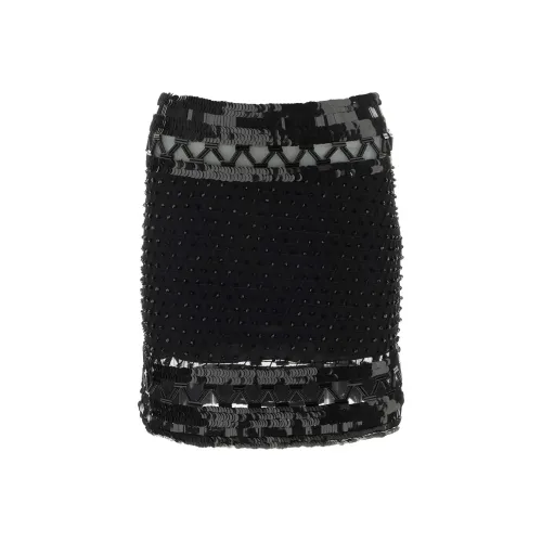 ALBERTA FERRETTI Повседневные короткие юбки Женские Черный
