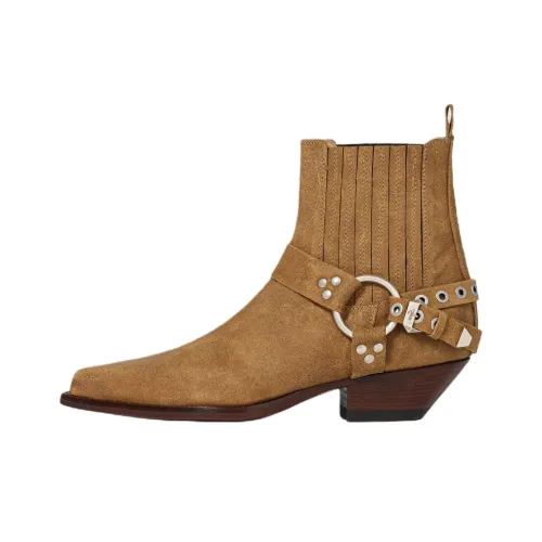 SONORA BOOTS HIDALGO Booties с ремешком 3,5 см женские коричневый
