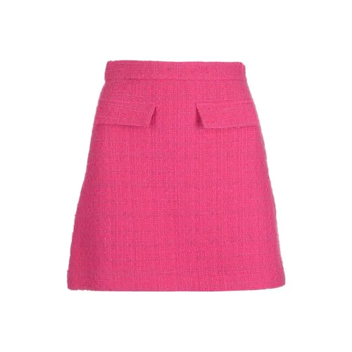 MSGM Розовые Женские Повседневные Короткие Юбки