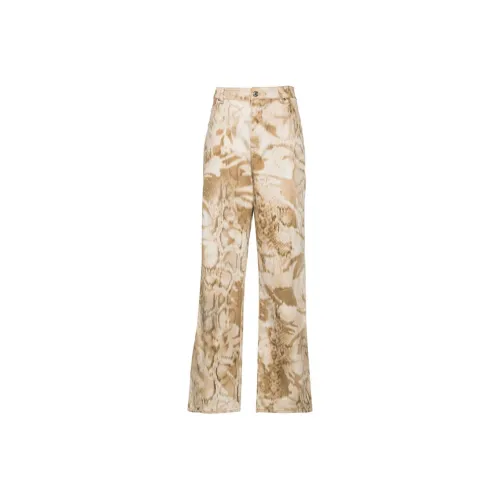 Blumarine Женские джинсы песочно-бежевого цвета