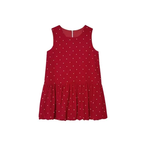 TIBINB Без рукавов Платье Женское Красное
