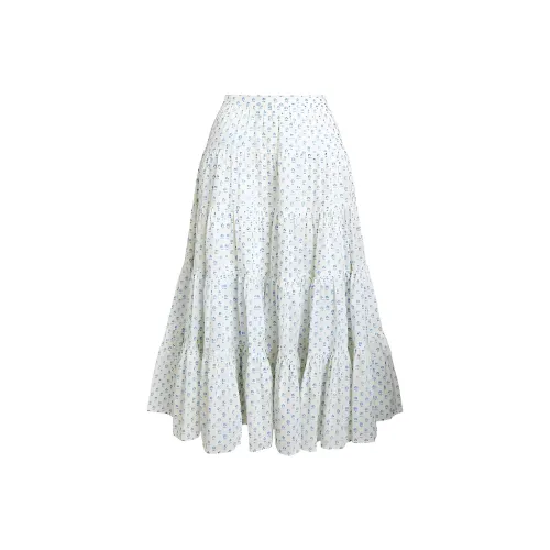 Polo Ralph Lauren SS24 Повседневный Длинный Юбка Женская Белая
