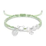 Колокольчик Bear Браслет-шнурок-Зеленый