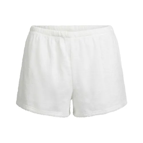 SKIMS Махровый COVER UPS Короткий Повседневные шорты Женские Снег Снег