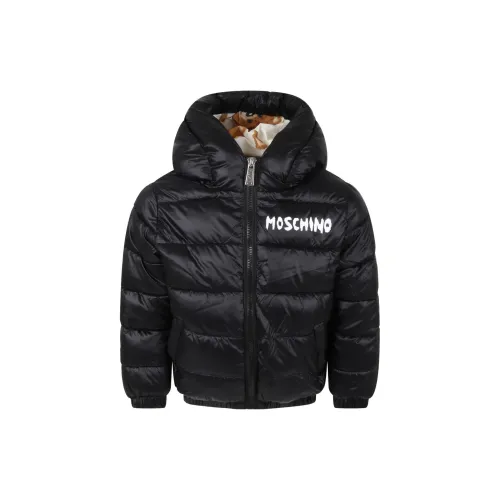 MOSCHINO Черный Kids Утеплённые куртки
