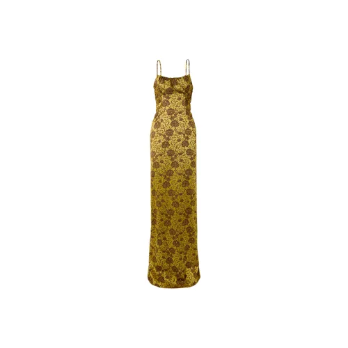 DRIES VAN NOTEN Золотой Женские Слиплатья