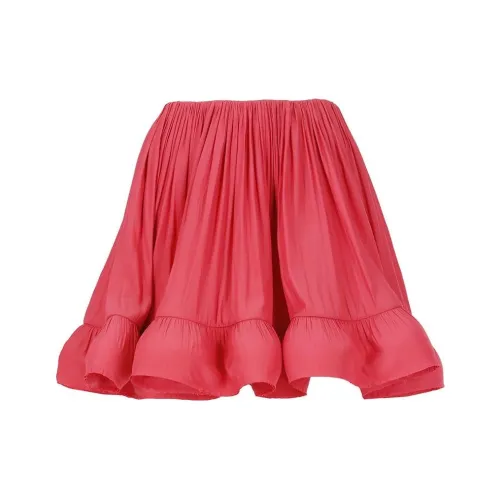 Lanvin Red Женские Повседневные Длинные Юбки